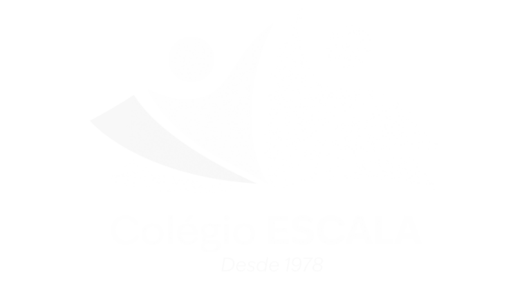 Logo Colégio ESCALA todo branco